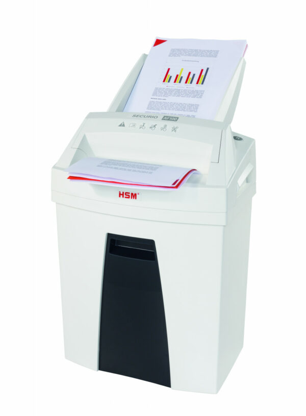 Autofeed Aktenvernichter HSM Securio AF100   Partikelschnitt 4 x 25 mm – Bild 3