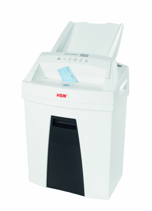 Autofeed Aktenvernichter HSM Securio AF100   Partikelschnitt 4 x 25 mm – Bild 2