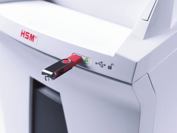 Autofeed Aktenvernichter HSM Securio AF 300   Partikelschnitt 4,5 x 30 mm – Bild 3