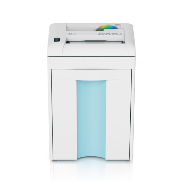 Ideal Aktenvernichter 2270 CC mit Partikelschnitt 2 x 15 mm und separatem CD/DVD-Schneidwerk