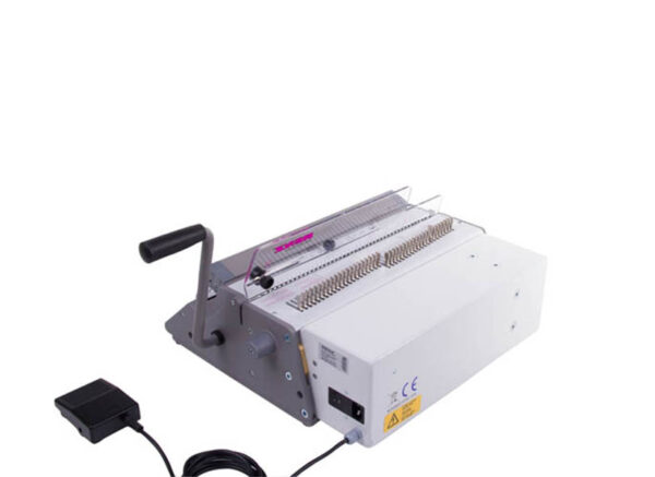 Renz Drahtkammbindemaschine SRW 360 Comfortplus, 3:1 Teilung – Bild 4