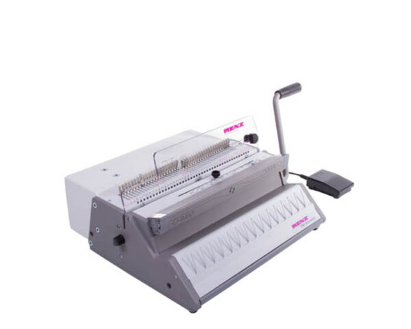 Renz Drahtkammbindemaschine SRW 360 Comfortplus, 3:1 Teilung – Bild 2