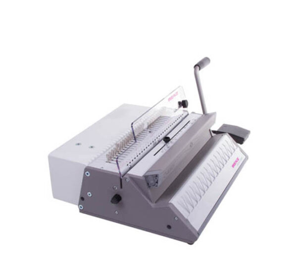 Renz Drahtkammbindemaschine eco 360 Comfortplus, 2:1 Teilung – Bild 4